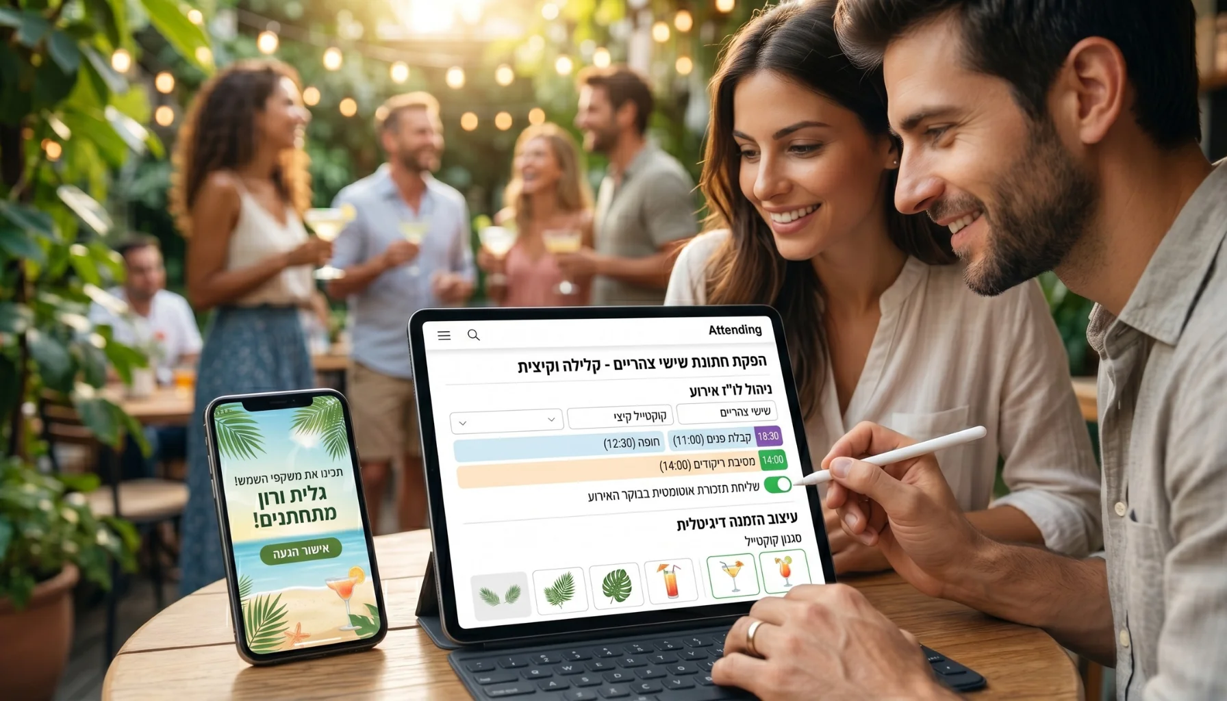 שישי שמח: המדריך המלא להפקת חתונת שישי צהריים מושלמת, קלילה וקיצית