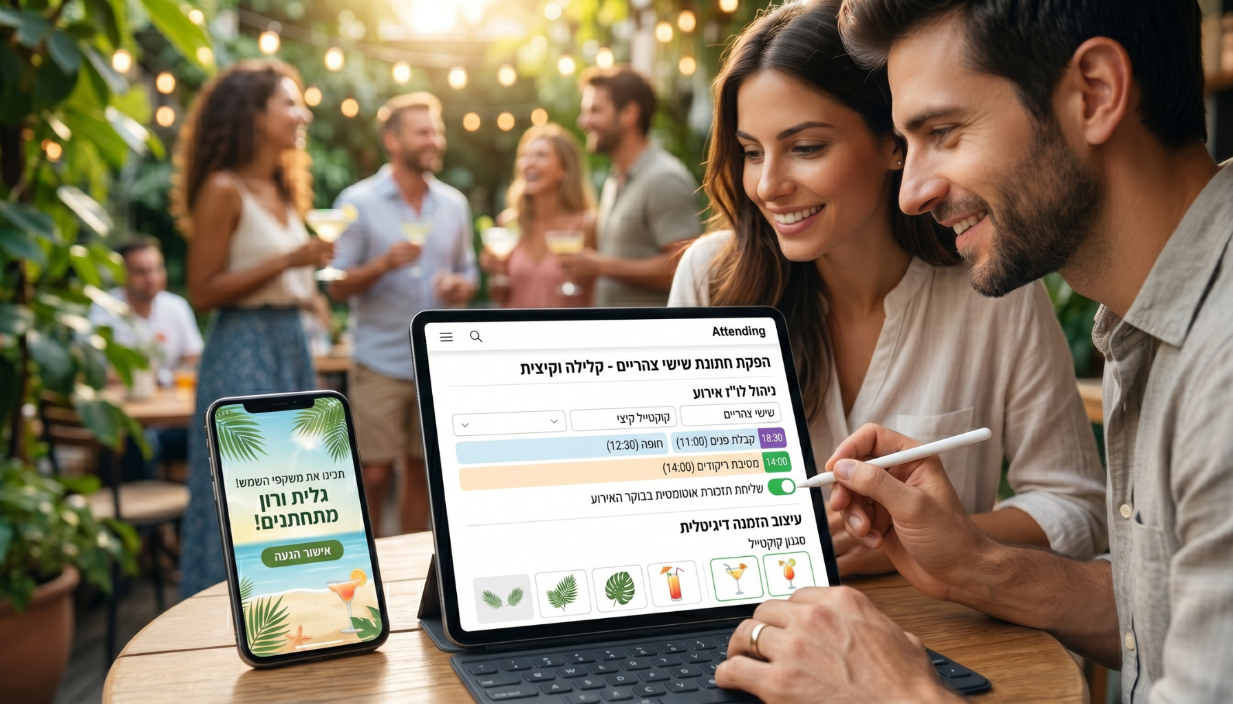 שישי שמח: המדריך המלא להפקת חתונת שישי צהריים מושלמת, קלילה וקיצית