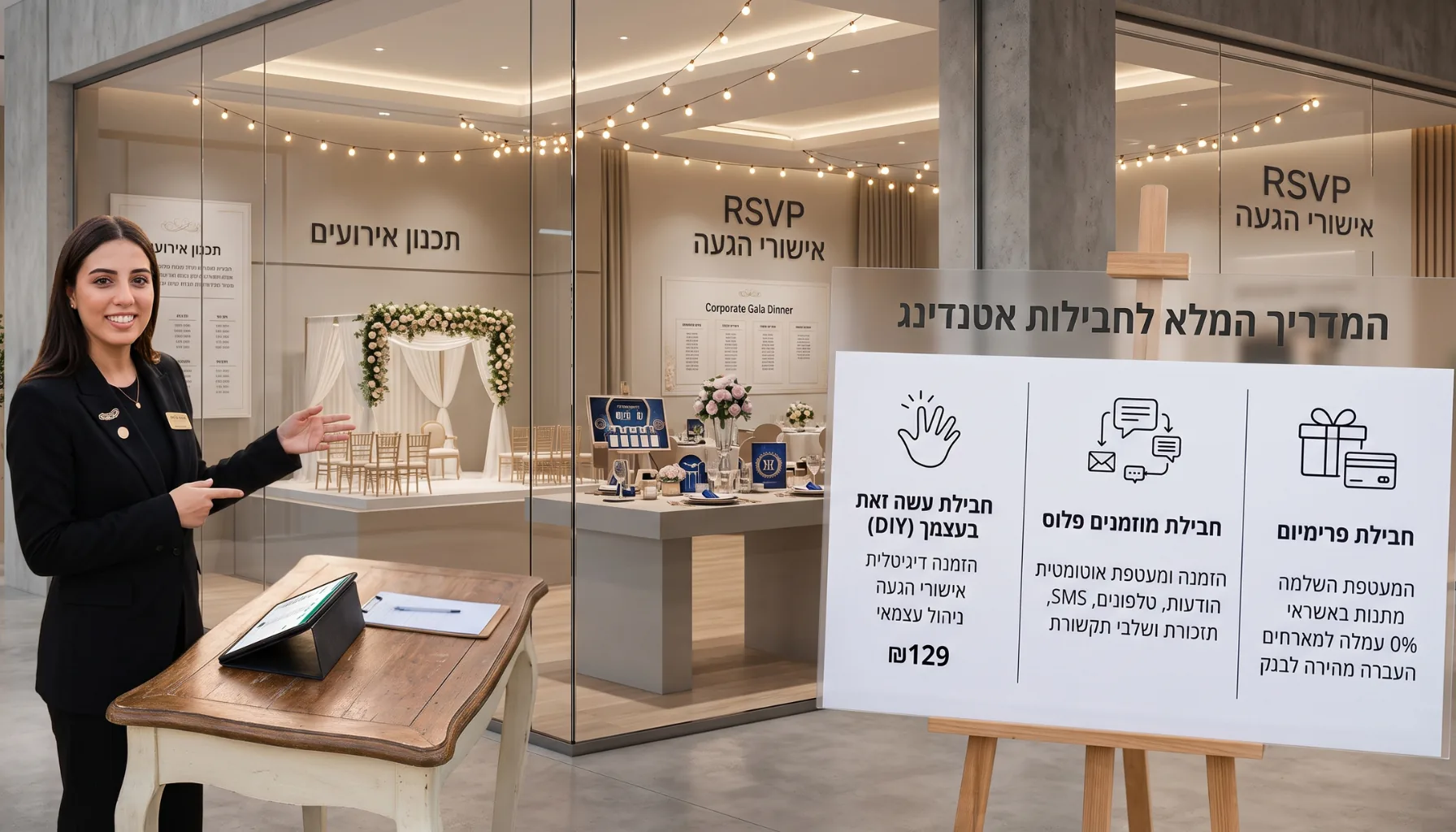 המדריך המלא לחבילות אטנדינג: איך לבחור את החבילה המושלמת לאירוע שלכם?